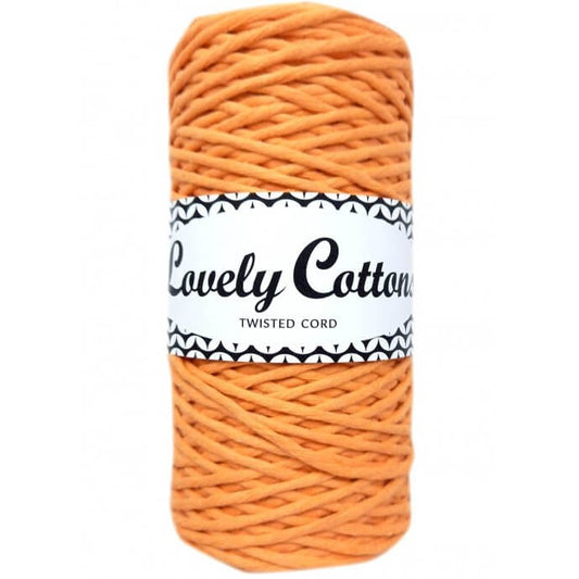lovely cottons twisted 1.5mm apricot