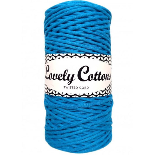 lovely cottons twisted 1.5mm azure