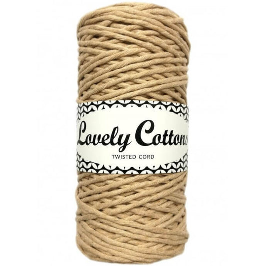 lovely cottons twisted 1.5mm beige