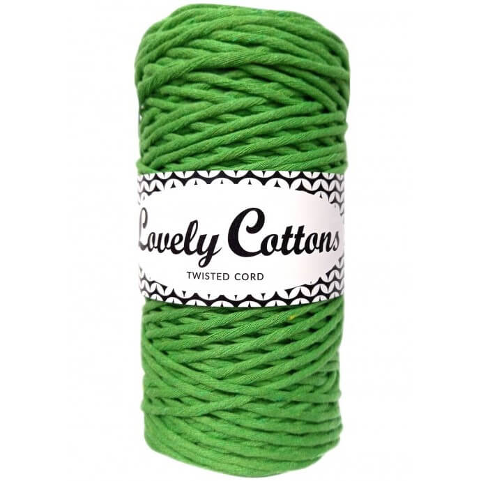 lovely cottons twisted 1.5mm kiwi