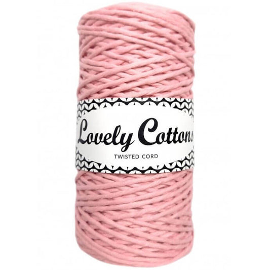 lovely cottons twisted 1.5mm light pink