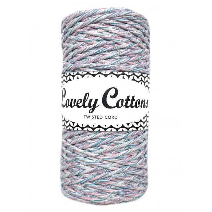 lovely cottons twisted 1.5mm cord - pastel