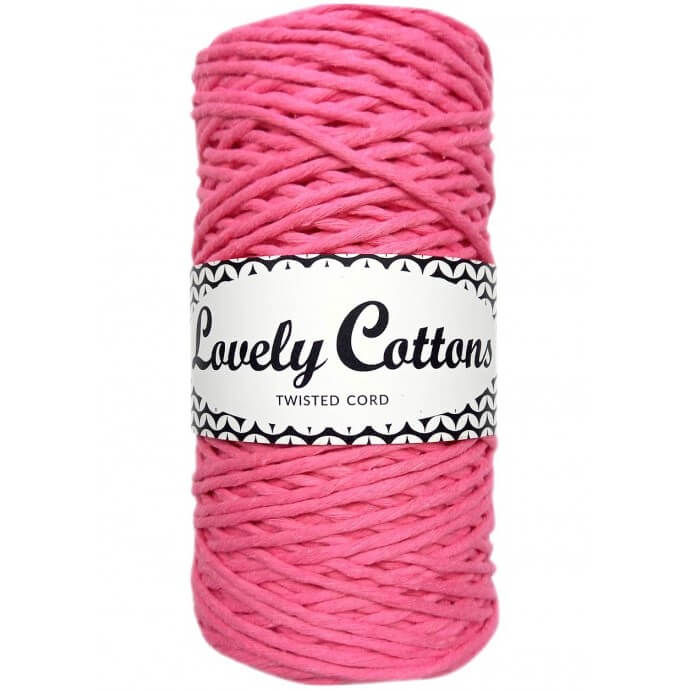 lovely cottons twisted 1.5mm pink