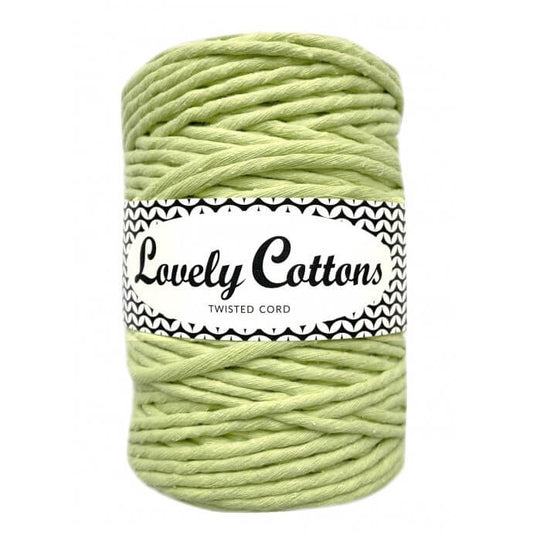 lovely cottons twisted 3mm cord - pistachio