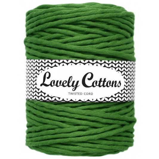 lovely cottons twisted 5mm avocado