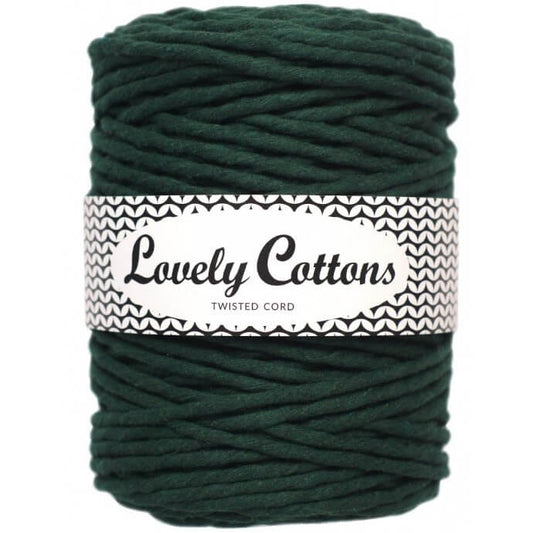 lovely cottons twisted 5mm bottle green