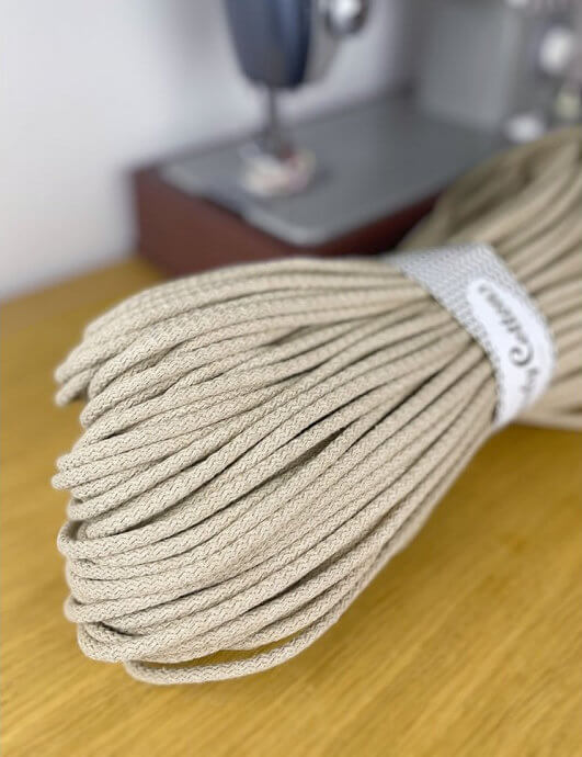 lovely cottons cord for sewing - beige