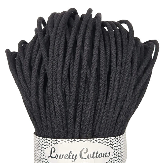 lovely cottons cord for sewing - black