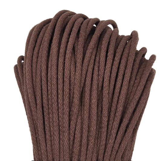 lovely cottons cord for sewing - chocolate