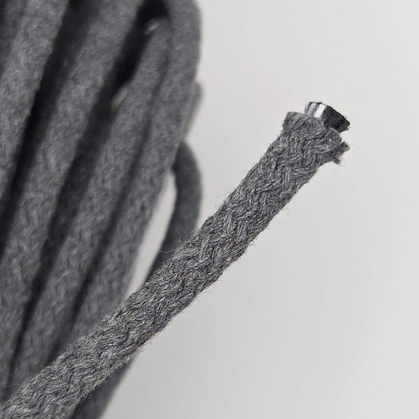 lovely cottons cord for sewing - graphite