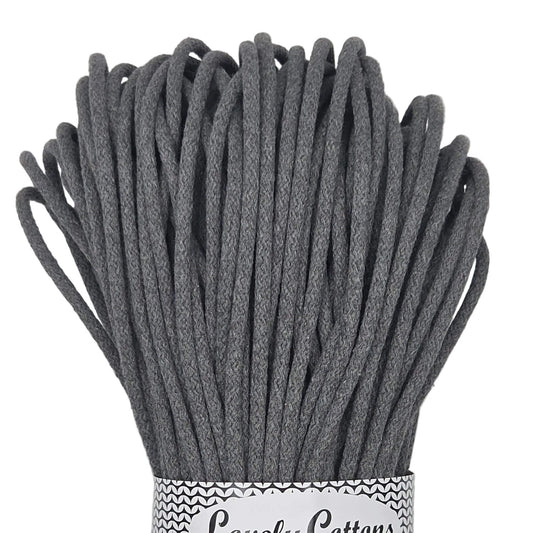 lovely cottons cord for sewing - graphite
