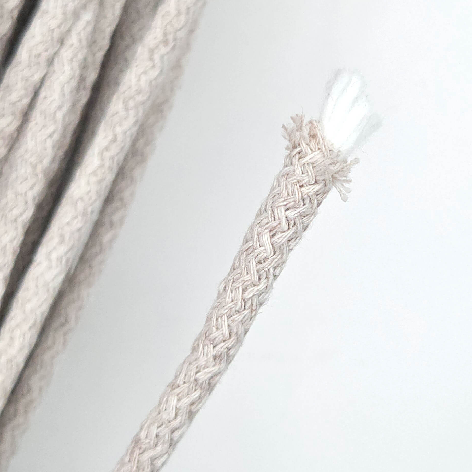 lovely cottons cord for sewing - oatmeal