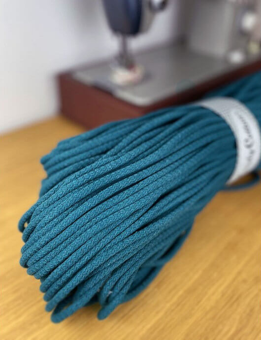 lovely cottons cord for sewing - ocean