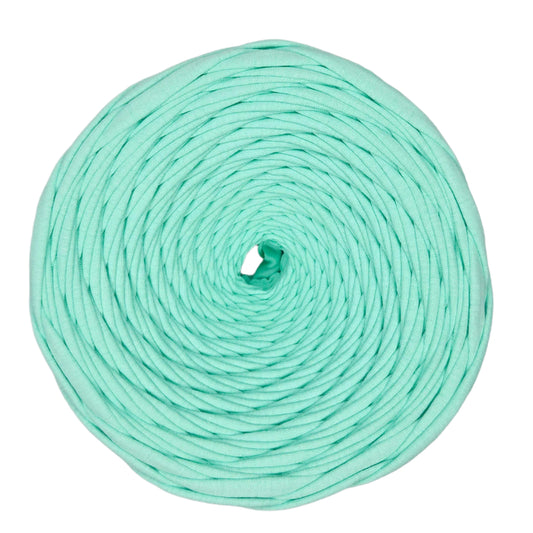 premium cotton t shirt yarn in mint colour