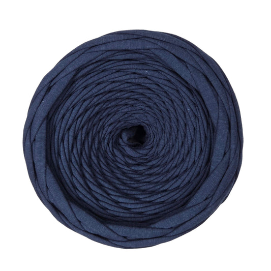 premium cotton t shirt yarn in navy colour
