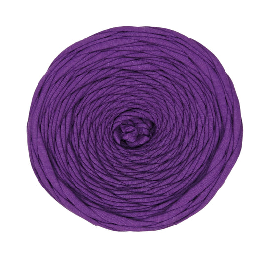 premium cotton t shirt yarn in plum colour