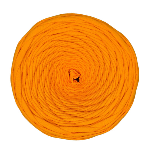 premium cotton t shirt yarn in tangerine colour