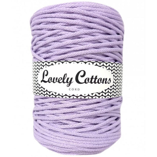 Recycled Cotton Braided 3mm Cord violet