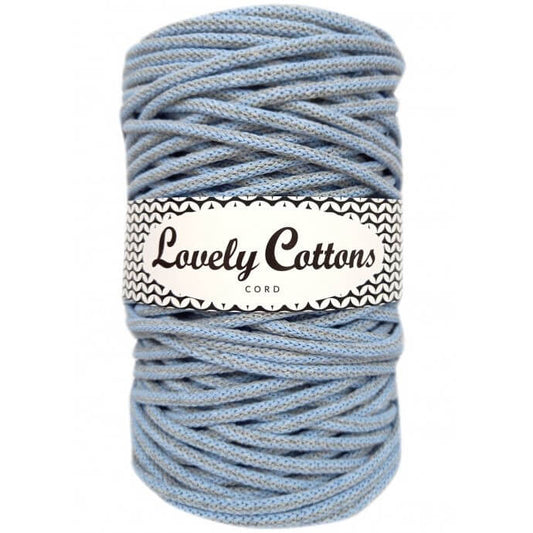 lovely cottons braided 5mm in blue grey