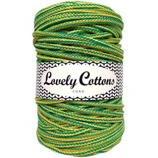 Recycled Cotton Braided 5mm Cord in spring