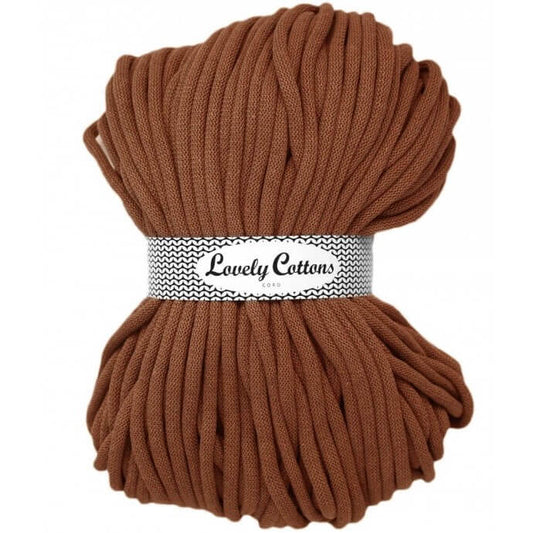 Recycled Cotton Braided 9mm Cord caramel