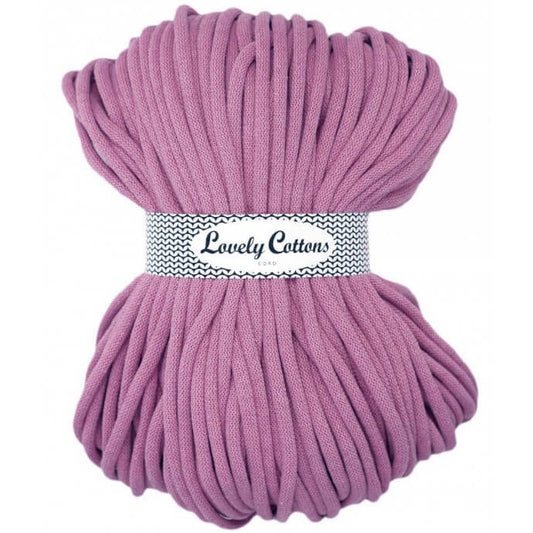 Recycled Cotton Braided 9mm Cord dusty lilac
