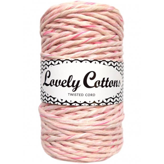Recycled Cotton Twisted 3mm Cord candy