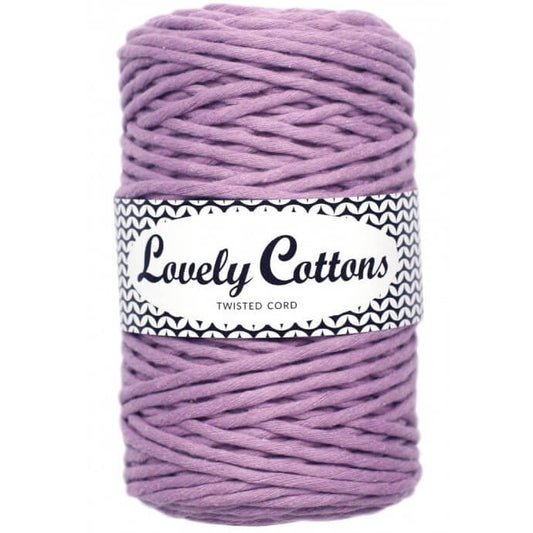 Recycled Cotton Twisted 3mm Cord lilac
