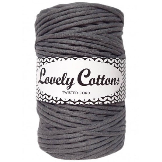 Recycled Cotton Twisted 3mm Cord platinum
