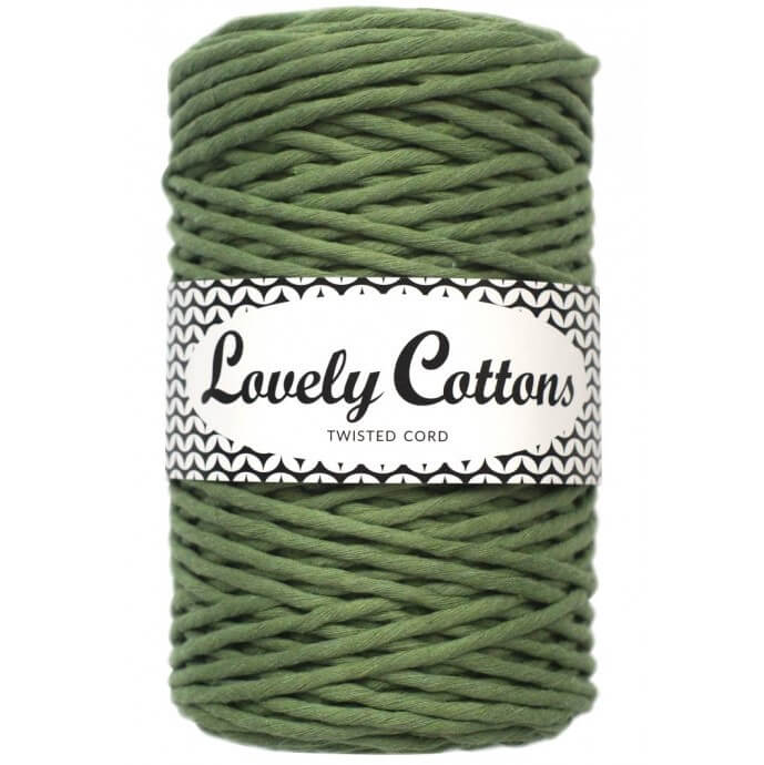 Recycled Cotton Twisted 3mm Cord sage