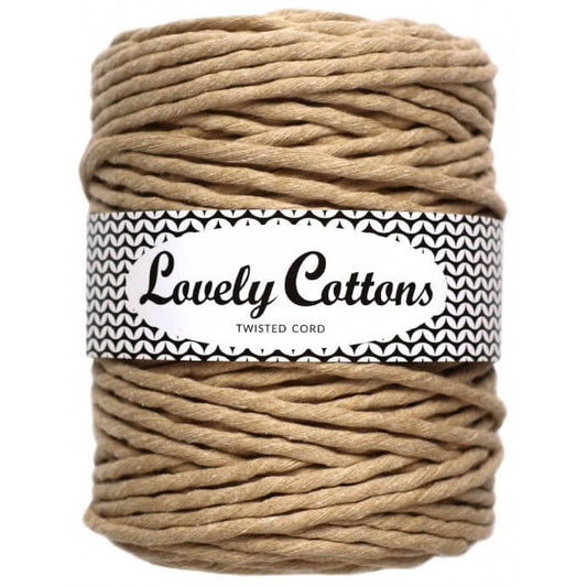 Recycled Cotton Twisted 5mm Cord beige