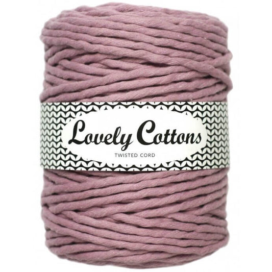 Recycled Cotton Twisted 5mm Cord dusty lilac