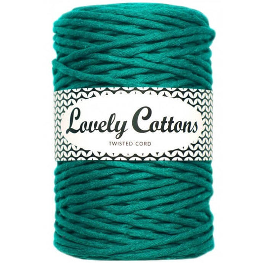 Recycled Cotton Twisted 5mm Cord jade