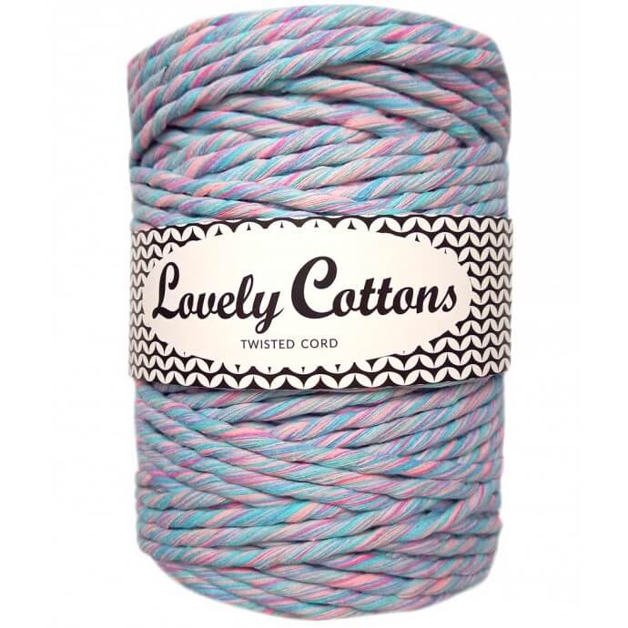 lovely cottons twisted 5mm pastel