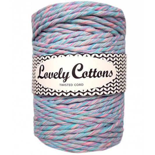 lovely cottons twisted 5mm pastel